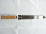 μέλι ανοξείδωτου 40cm ανθεκτικό που εκπωματίζει το μαχαίρι με την κυρτή και ευθεία πλευρά