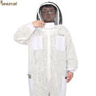 Προστατευτική ενδυμασία μελισσοκομίας κοστούμι τριών αερισμένο στρώμα ενδυμάτων με το πέπλο καλής ποιότητας