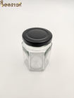 το Prismatic μπουκάλι 45ml 65ml 85ml 35ml Muti καθαρίζει το Hexagon βάζο μελιού γυαλιού