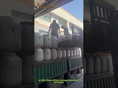 Υψηλής ποιότητας Σίδρ Καθαρό ακατέργαστο μέλι Οργανικό φυσικό μέλι μέλισσας Σκοτεινό κίτρινο χρώμα