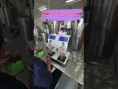 Εγχειρίδιο μηχανή πλήρωσης για ιξώδες υγρό, όπως χυμός μελιού, λάδι, ζάχαρη