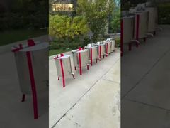 Μηχανή εξαγωγής μελιού ακτινικής πώλησης μελισσών, χειροκίνητη, από ανοξείδωτο χάλυβα