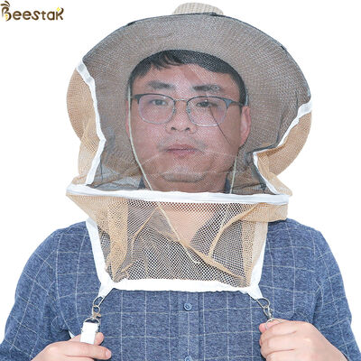 Αγορά Cowboy Style Brown Color Free Size Beekeeping Hat Bee Protect Hat for Anti Bee Protection σε απευθείας σύνδεση κατασκευή