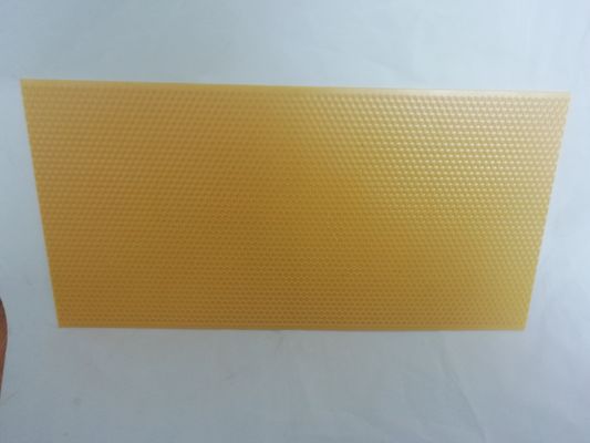 Αγορά Πλαστικά 5.4mm κίτρινα φύλλα ιδρύματος μελισσοκηρού σε απευθείας σύνδεση κατασκευή