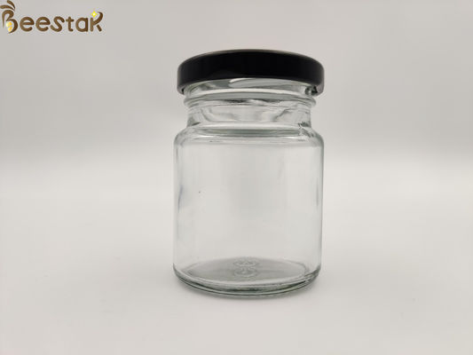 Αγορά μπουκάλι φωλιών πουλιών 50ml 75ml γύρω από τα μπουκάλια εμπορευματοκιβωτίων γυαλιού δοχείων μελιού γυαλιού με το μαύρο καπάκι σε απευθείας σύνδεση κατασκευή