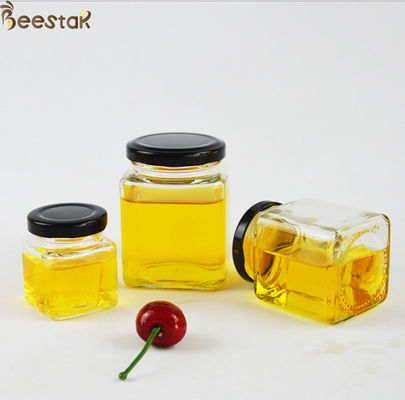 Αγορά Κλασικά τετραγωνικά βάζο και κουτάλι 50ml-730ml μελιού μαρμελάδας σαλάτας καραμελών φυτικά με την κεφαλή κοχλίου σε απευθείας σύνδεση κατασκευή