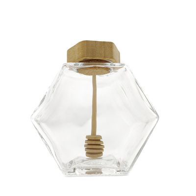 Αγορά 100ML διαφανή Hexagon βάζα μελιού δεκαεξαδικού σάλτσας μαρμελάδας βάζων μελιού σε απευθείας σύνδεση κατασκευή