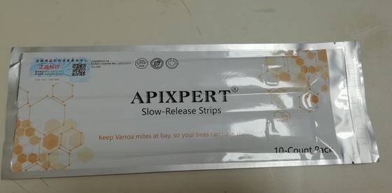 Φονιάς ακάρεων μελισσών Φλουμεθρίνη Strip Honey Bee Medicine Stroner αποτελεσματικότητα