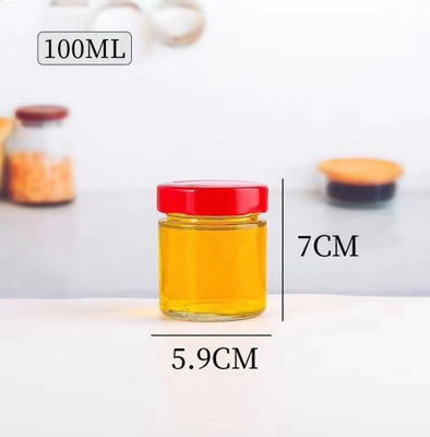 Χονδρικός τύπος Γ 100ml γυαλιού εργοστασίων στα κενά βάζα μελιού τροφίμων 750ml με το καπάκι