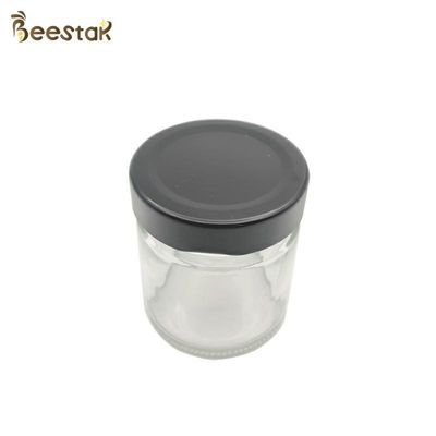 250ml βάζο μελιού και μπουκάλι γυαλιού κουταλιών για τη συσκευασία μελιού