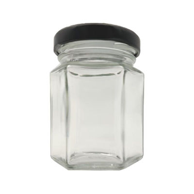κενά μπουκάλια 180ml 280ml 380ml 500ml 730ml για το διαφανές βάζο γυαλιού μελιού μελιού