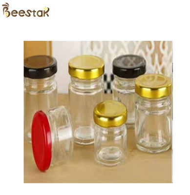 50ml κενά μπουκάλια μελιού γυαλιού αποθήκευσης δοχείων μελιού βάζων μελιού γυαλιού